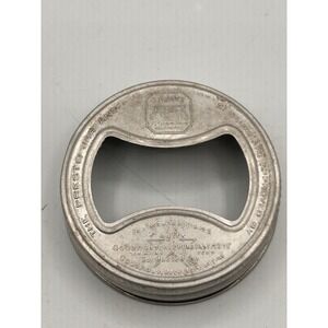 Presto Aluminum & Glass Canning Jar Lid Good Housekeeping seal 2"3/4" diameter